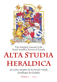 Cover: Alta Studia Heraldica - Vol. 6 (2023)